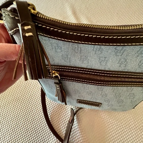 Dooney & Bourke Blue Cross Body Bag - Vintage Dooney - Like New - Fast shipping! - Picture 6 of 12